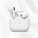 Fone De Ouvido Sem Fio Bluetooth 5.3 Compatível iPhone Android Com Microfone e Redução de Ruído Wireless Academia Corrida Musicas Graves Potentes Controle Touch,À Prova D'água HiFi Branco